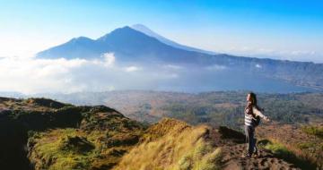 Traveller during the best time to visit Bali