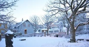 Thumbnail image of Reykjavik covered in snow