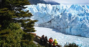 glacier in south america